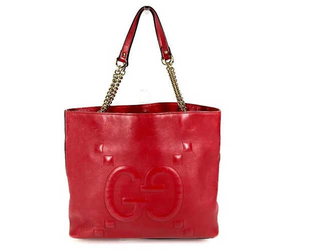GUCCI Interlocking G Kettentasche Rot - Ansicht 2