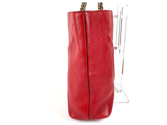 GUCCI Interlocking G Kettentasche Rot - Ansicht 3