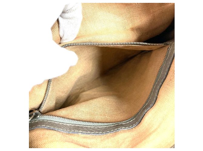Borsa a tracolla FENDI Selleria Logo Marrone Metallico - vista 15