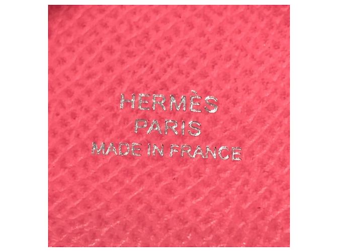 Monedero Duo Calvi de Hermès Rosa - vista 13