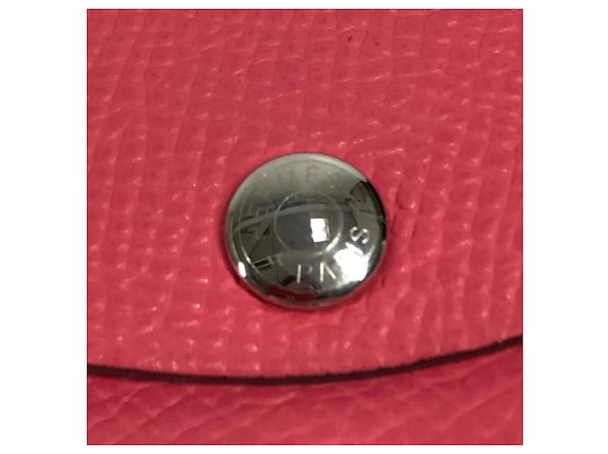 Monedero Duo Calvi de Hermès Rosa - vista 14