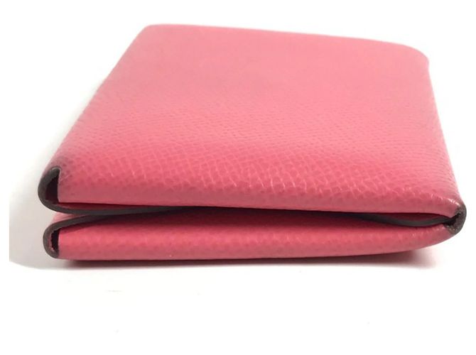 Monedero Duo Calvi de Hermès Rosa - vista 4