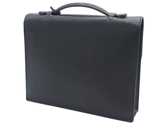 Borsa a documenti 27 in Swift nero Hermès - vista 2