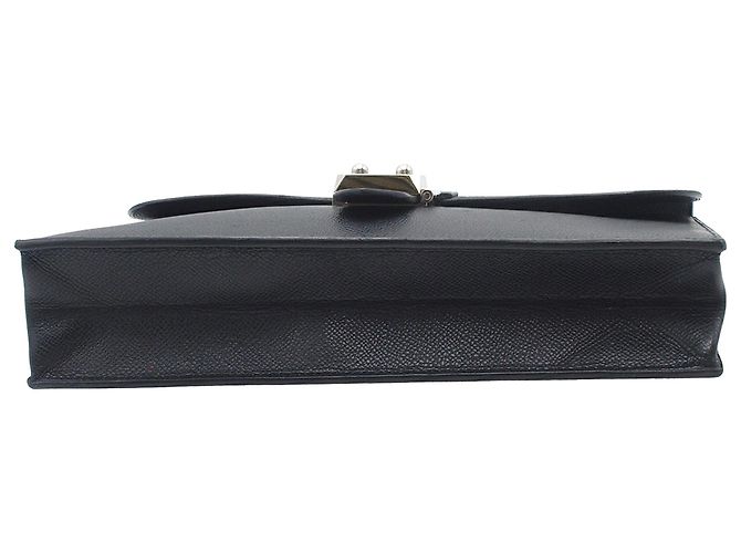 Borsa a documenti 27 in Swift nero Hermès - vista 3
