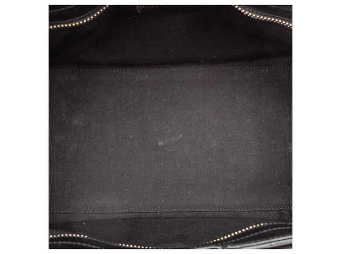 Bolso cabas Chyc pequeño de cuero texturizado negro de Saint Laurent - vista 4