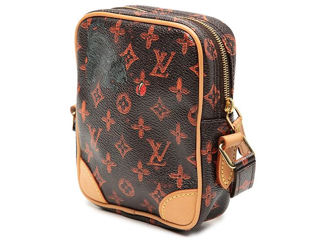 Louis Vuitton Marrone Grace Coddington Catogram Paname PM - vista 2
