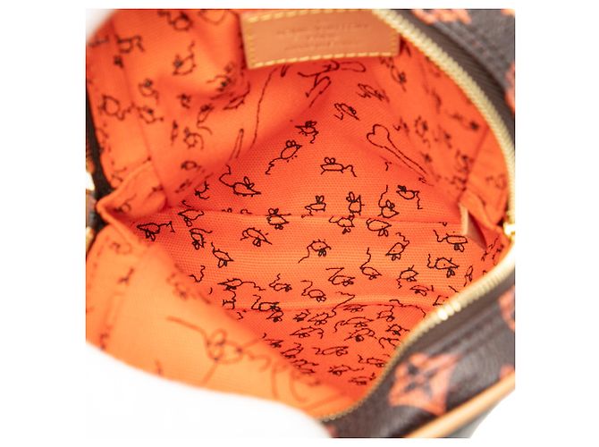 Louis Vuitton Marrone Grace Coddington Catogram Paname PM - vista 4