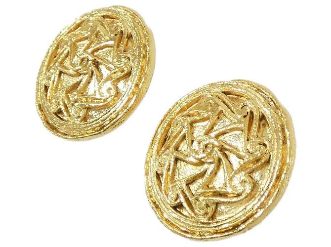 Orecchini a clip in oro Chanel D'oro - vista 2