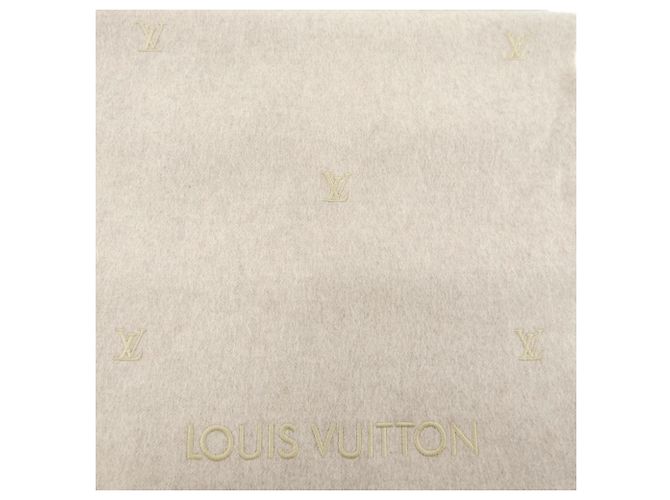 Chal de cachemira LV Blason Louis Vuitton Beige - vista 4