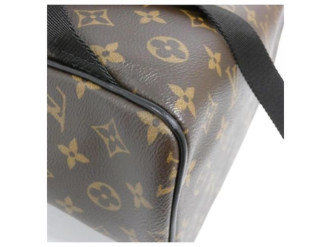 Louis Vuitton Monogram Macassar Josh Backpack Brown - view 4