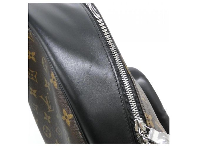 Louis Vuitton Monogram Macassar Josh Backpack Brown - view 5