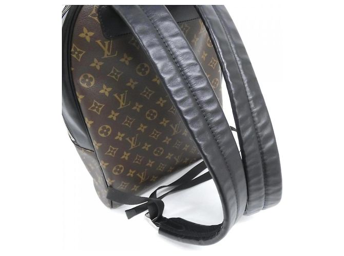 Louis Vuitton Monogram Macassar Josh Backpack Brown - view 6