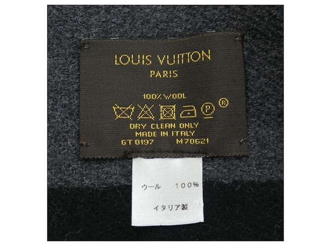 Sciarpa Louis Vuitton College LV League Nero - vista 3