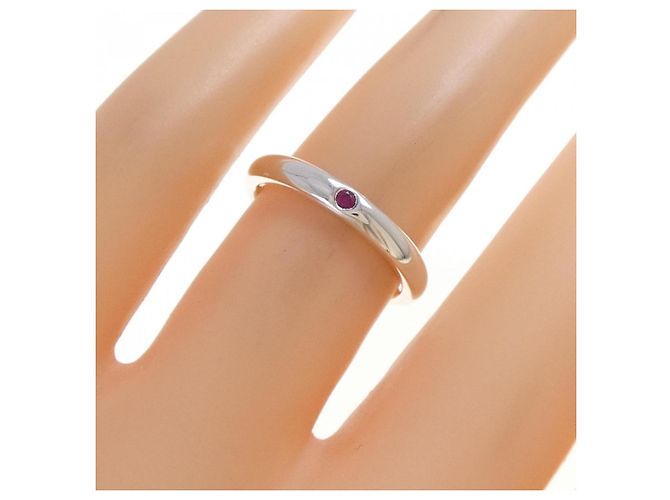 Tiffany & Co Anello in argento 925 Tiffany con rubino - vista 5