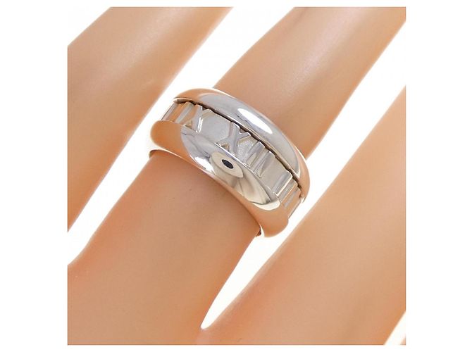 Tiffany & Co Anello Tiffany Atlas Argento - vista 5