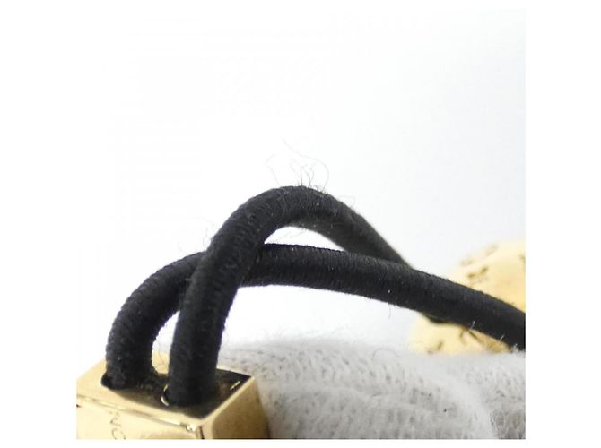 Accessorio per capelli Louis Vuitton Scrunchie Nanogram Planet LV Nero Argento D'oro - vista 4
