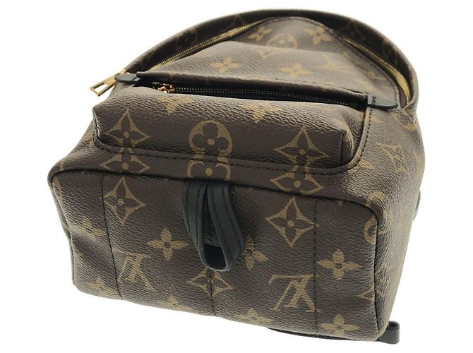 Zaino Mini Palm Springs Monogram Louis Vuitton Marrone - vista 3