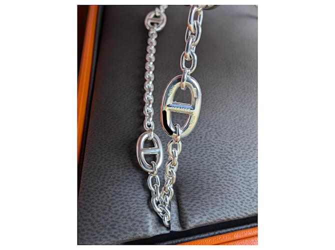 Hermès Collana Lunga Argento Farandole 120 cm Silver hardware - vista 12