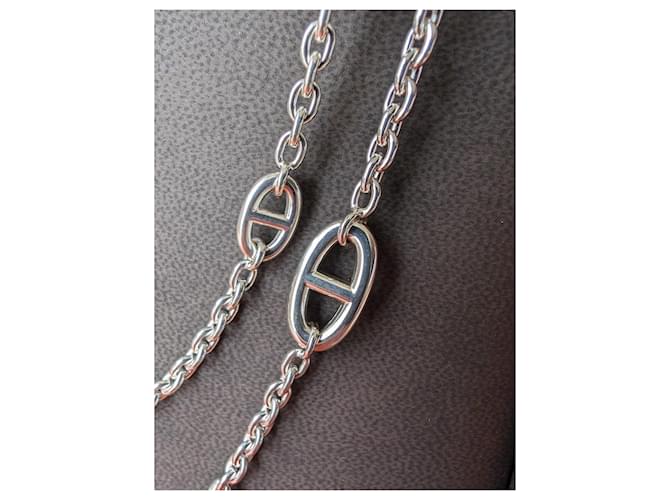 Hermès Collana Lunga Argento Farandole 120 cm Silver hardware - vista 18