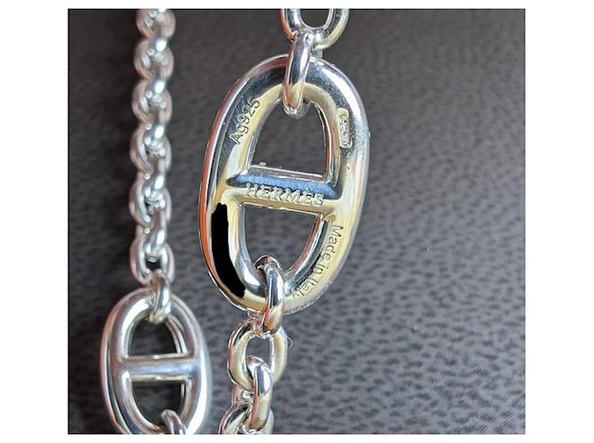 Hermès Collana Lunga Argento Farandole 120 cm Silver hardware - vista 6
