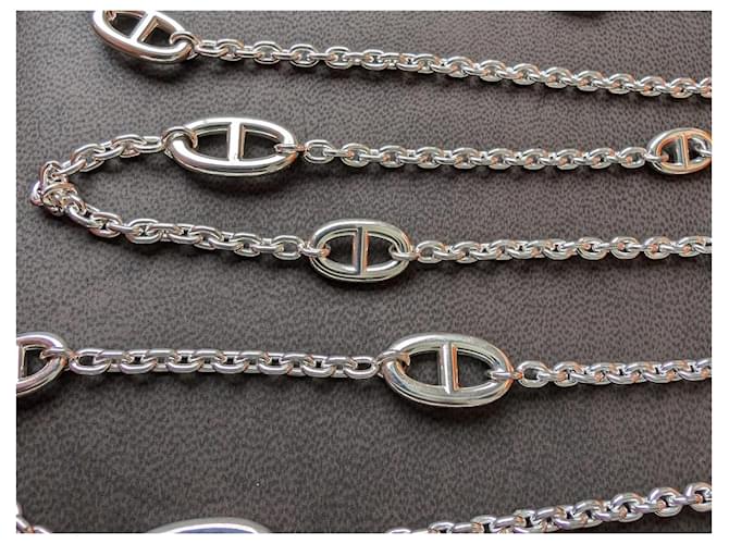 Hermès Collana Lunga Argento Farandole 120 cm Silver hardware - vista 9