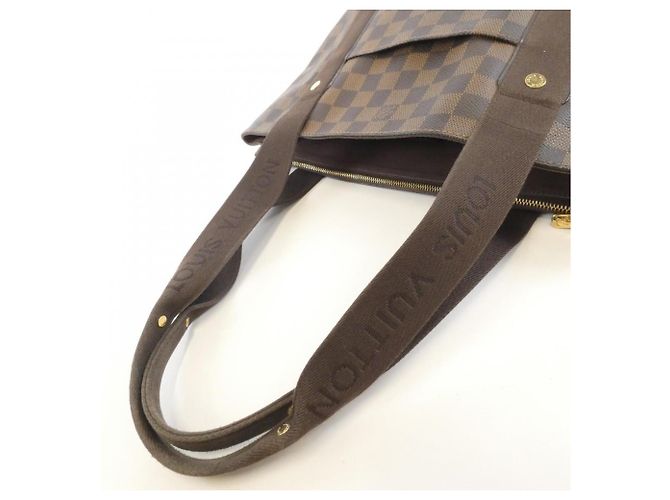 Borsa Louis Vuitton Damier Bobur Marrone - vista 6