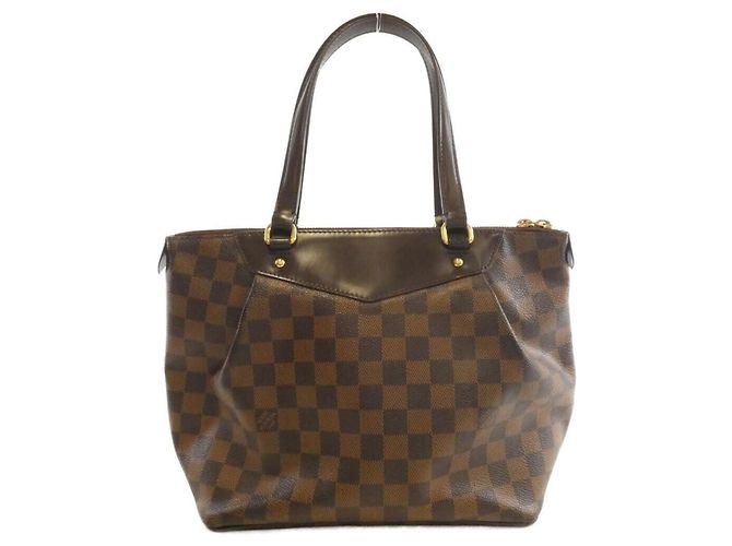 Borsa Louis Vuitton Damier Westminster PM Marrone - vista 2