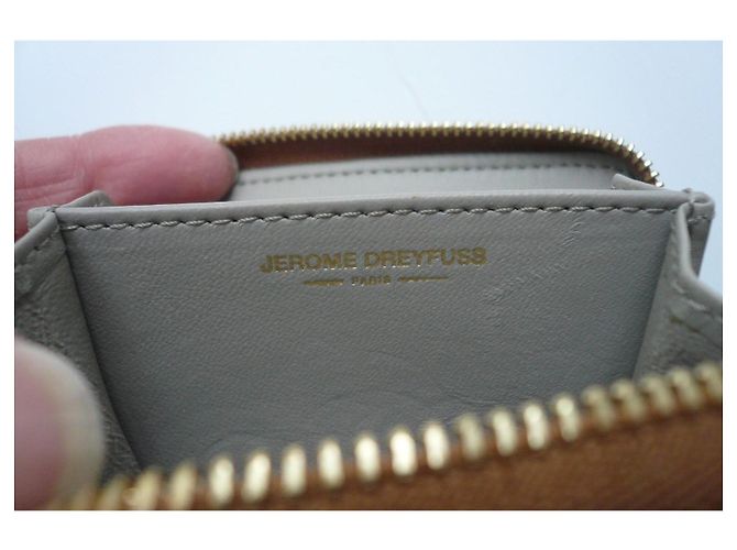 JEROME DREYFUSS Cartera Henri Lamé Dorado en Excelente Estado Gold hardware - vista 4