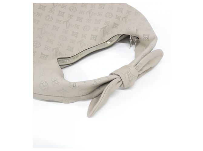 Louis Vuitton Mahina Why Not MM Schultertasche Beige - Ansicht 4