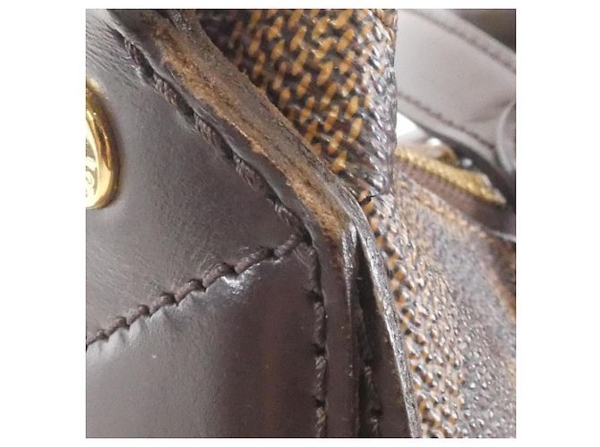 Evora Borsa Louis Vuitton Damier Évora MM Marrone - vista 5
