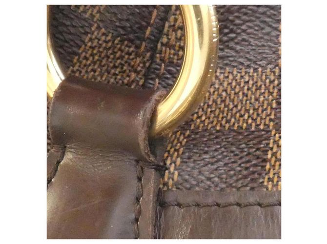 Evora Borsa Louis Vuitton Damier Évora MM Marrone - vista 6