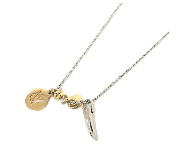 Collana Charm Safari Louis Vuitton M68106 Argento D'oro - vista 3