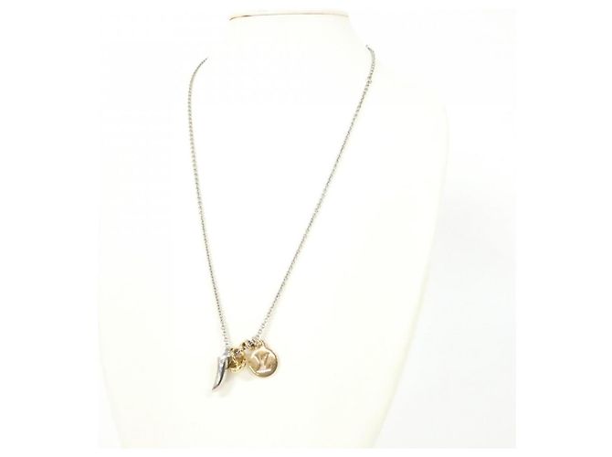 Collana Charm Safari Louis Vuitton M68106 Argento D'oro - vista 6