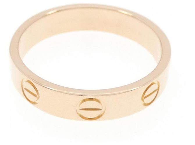 Anello Mini Love Cartier in oro rosa 18K D'oro - vista 2
