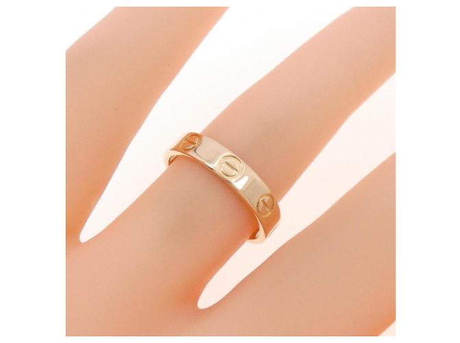 Anello Mini Love Cartier in oro rosa 18K D'oro - vista 4