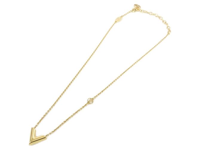 Collana Essenziale V Louis Vuitton D'oro - vista 2