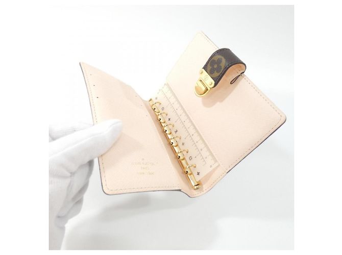 Organizer Agenda Koala PM Monogram Louis Vuitton R21013 Marrone Rosa Monogramma - vista 6