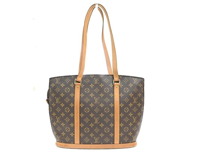 Borsa Babylone in Tela Monogram Louis Vuitton Marrone - vista 2