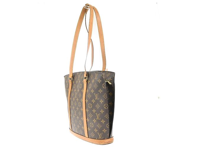 Borsa Babylone in Tela Monogram Louis Vuitton Marrone - vista 4