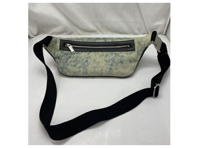 Borsa a corpo Yves Saint Laurent Bianco Blu - vista 2