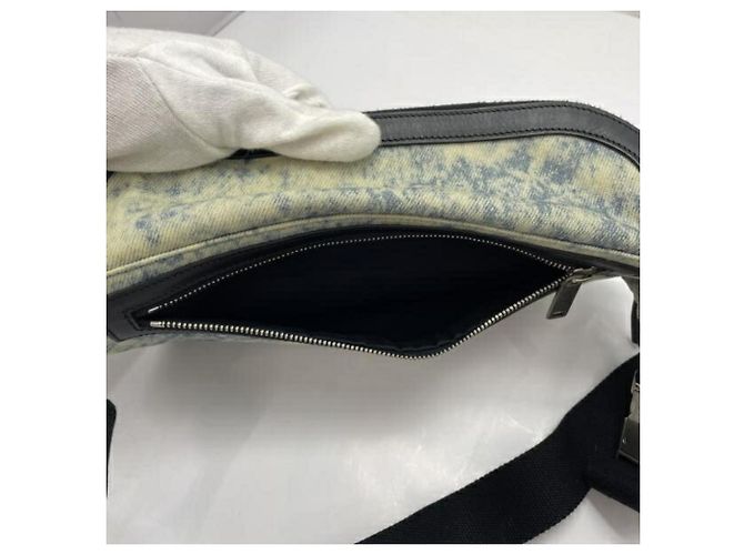 Borsa a corpo Yves Saint Laurent Bianco Blu - vista 6