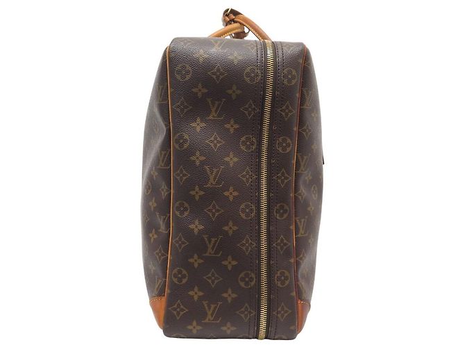 BORSA DA VIAGGIO VINTAGE LOUIS VUITTON SIRIUS 50 M41406 IN CANVAS MONOGRAMMA Marrone - vista 3