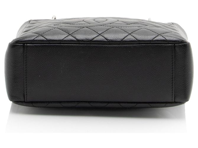 Gabrielle Borsa da shopping piccola in pelle caviar Chanel Nero - vista 4