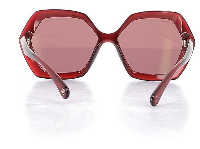Chanel Rote Sonnenbrillen - Ansicht 2