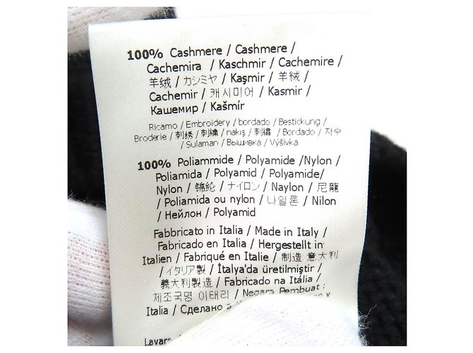 Fendi Kaschmirstrickpullover Schwarz - Ansicht 8
