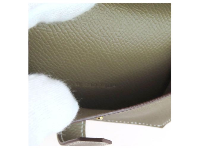 Béarn Tarjetero Epsom Bearn de Hermès Gris - vista 10
