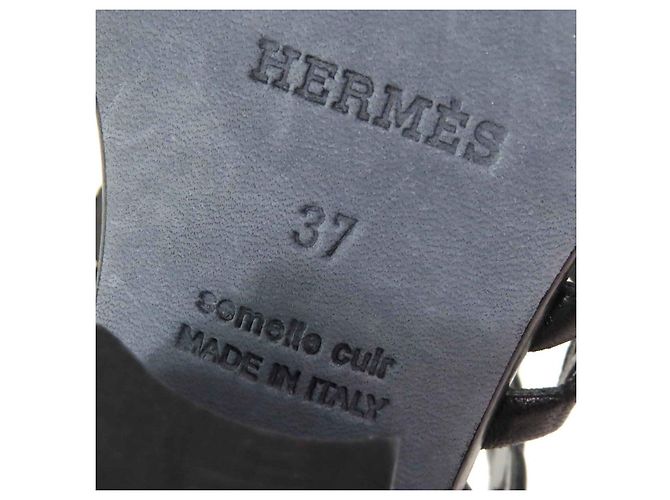 Sandali in pelle Chaine d'Ancre Romanzo di Hermès - vista 10