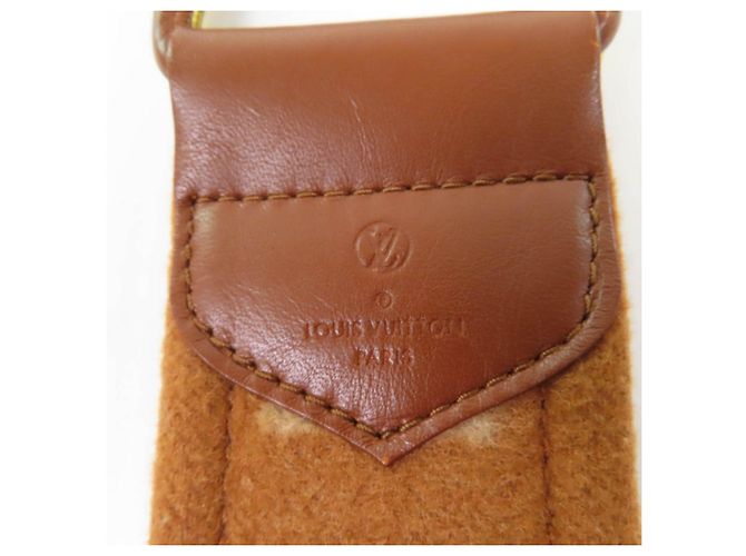 Abrigo de Lana Monogram Louis Vuitton Castaño - view 12