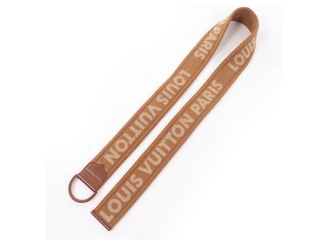 Abrigo de Lana Monogram Louis Vuitton Castaño - view 8