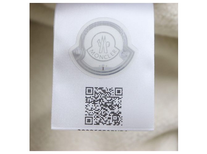 Sudadera de algodón Moncler Genius 8×Palm Angels Beige Crudo - vista 12